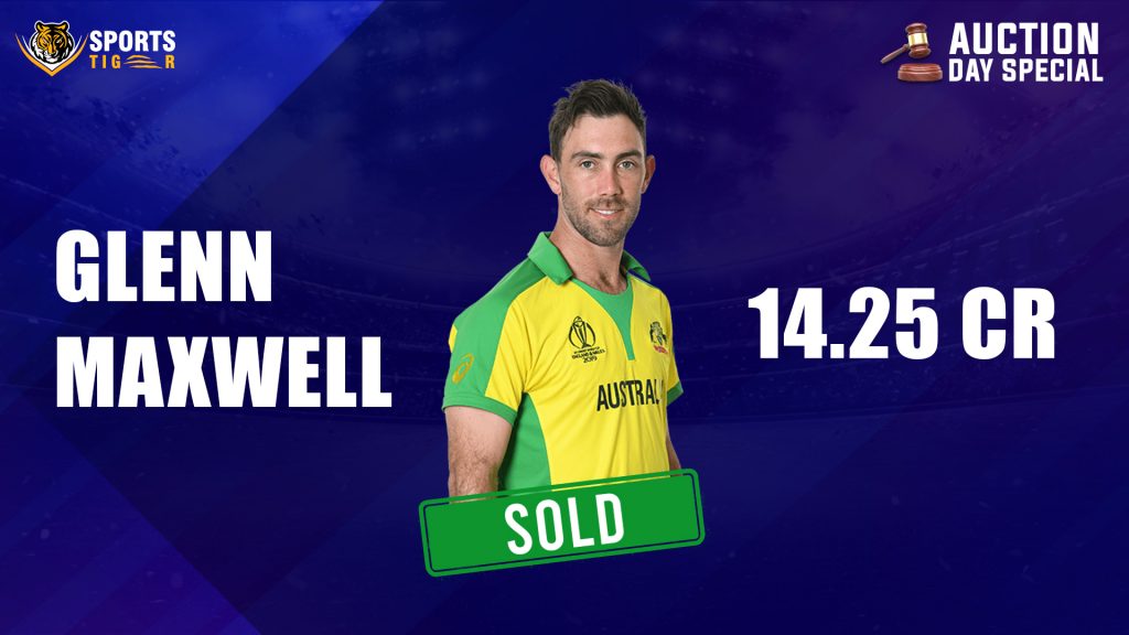 Maxwell - Sold for 14.25 Cr