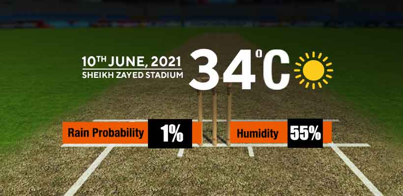 PSL 2021 weather condition