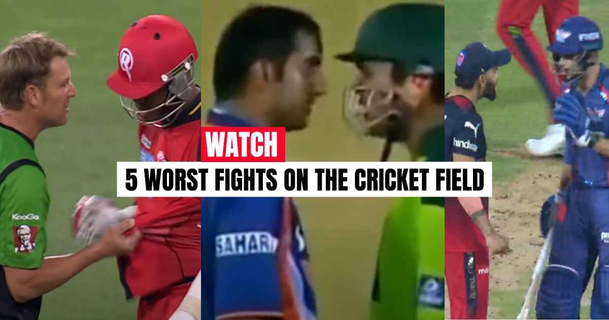 WATCH 5 worst fights on the cricket field