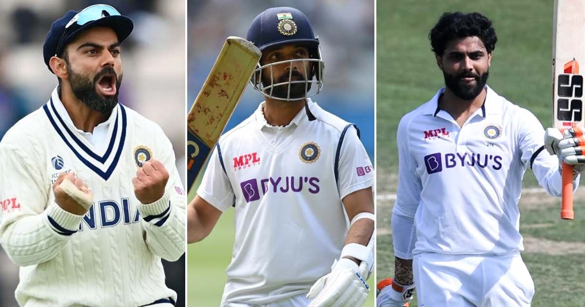 ajinkya rahane ravindra jadeja vitrat kohli