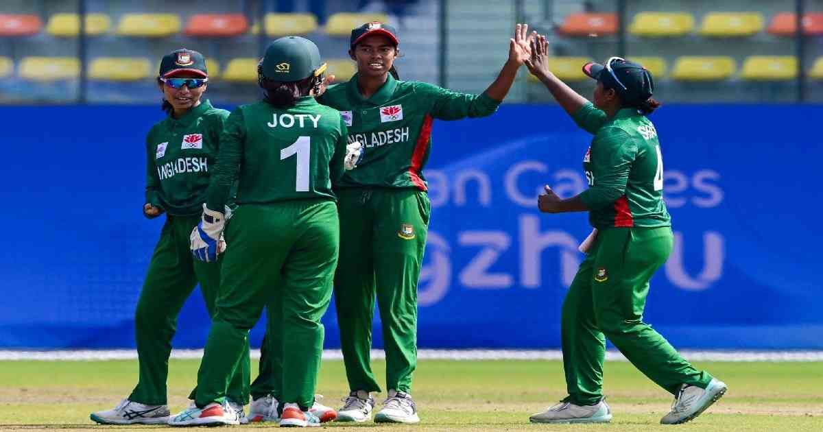 Asian Games 2023 Cricket Bangladesh Women beat Pakistan Women by 5