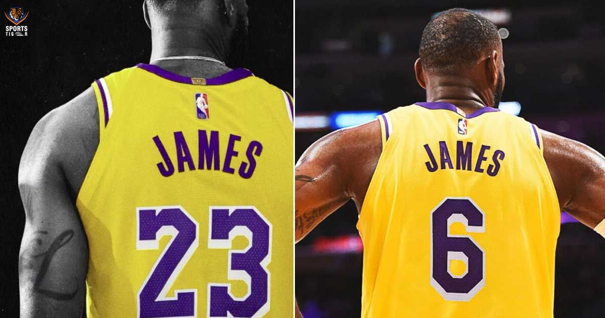 LeBron James New Jersey number