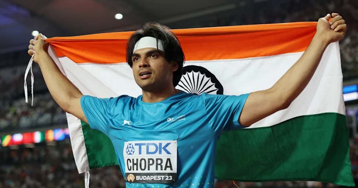 neeraj chopra world champion in javelin throw in 2023 sportstiger