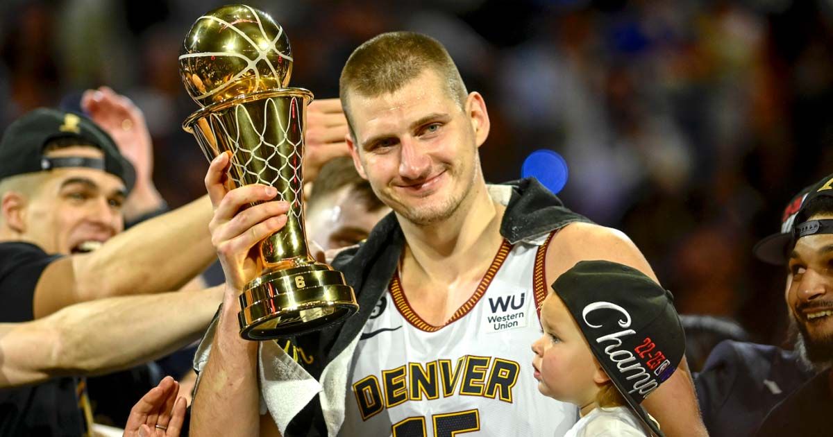 nikola jokic most valuable player in the 2023 nba finals sportstiger