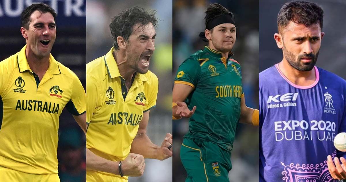 pat cummins mitchell starc gerald coetzee shreyas gopal sportstiger