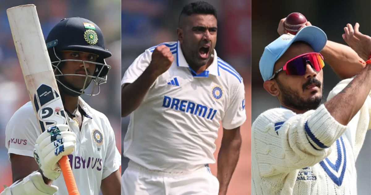 r ashwin sundar axar patel sportstiger