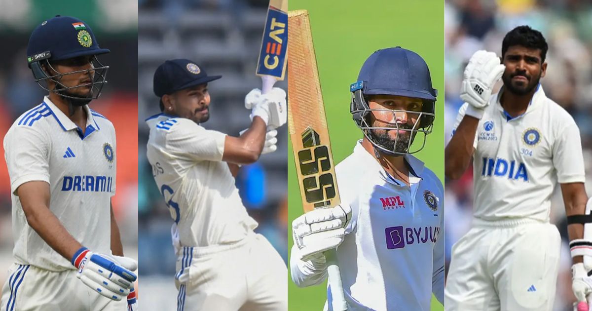 shubman gill shreyas iyer rajat patidar ks bharat sportstiger