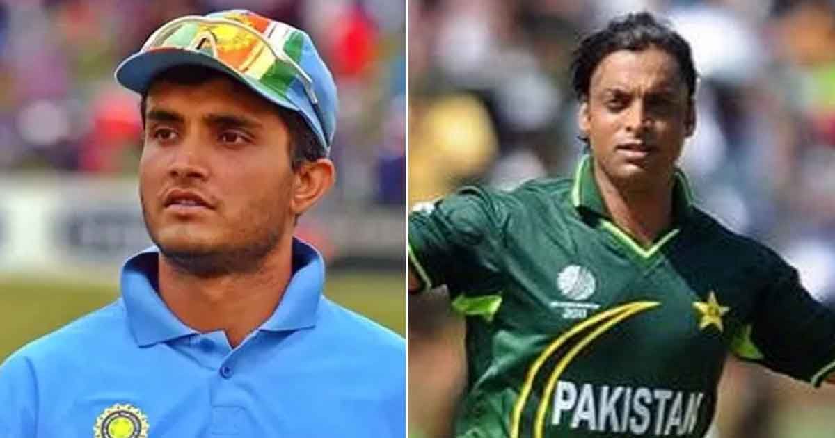 sourav ganguly shoaib akthar